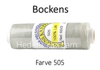 Bockens Hør 60/2 farve 505 grågrøn